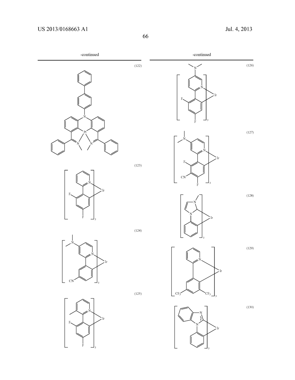 ORGANIC ELECTROLUMINESCENT DEVICE - diagram, schematic, and image 71