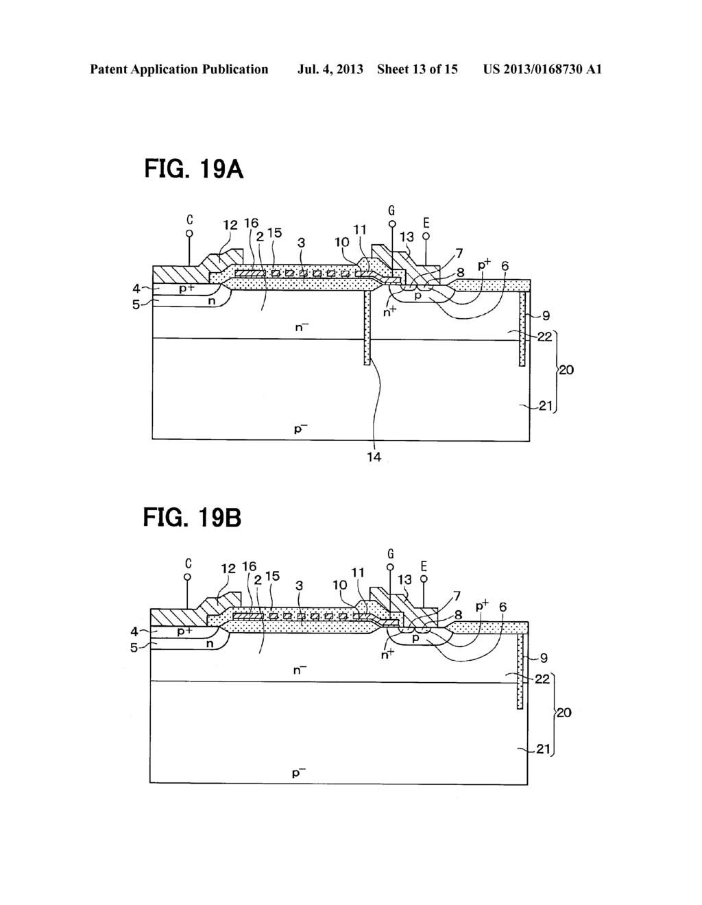 SEMICONDUCTOR DEVICE HAVING LATERAL INSULATED GATE BIPOLAR TRANSISTOR - diagram, schematic, and image 14