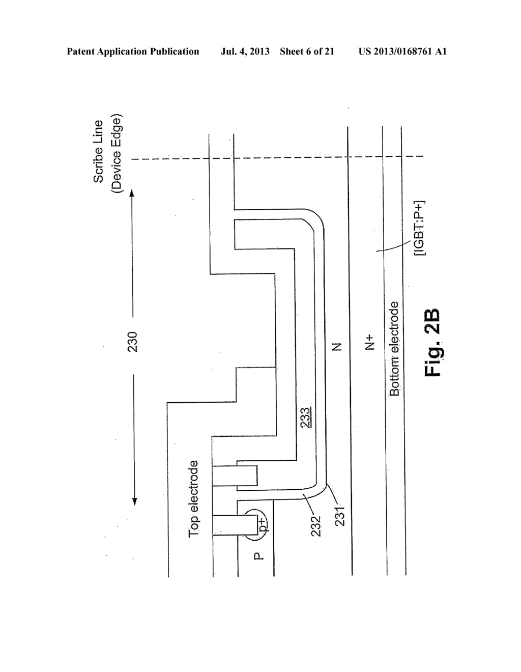 SEMICONDUCTOR POWER DEVICE HAVING IMPROVED TERMINATION STRUCTURE FOR MASK     SAVING - diagram, schematic, and image 07