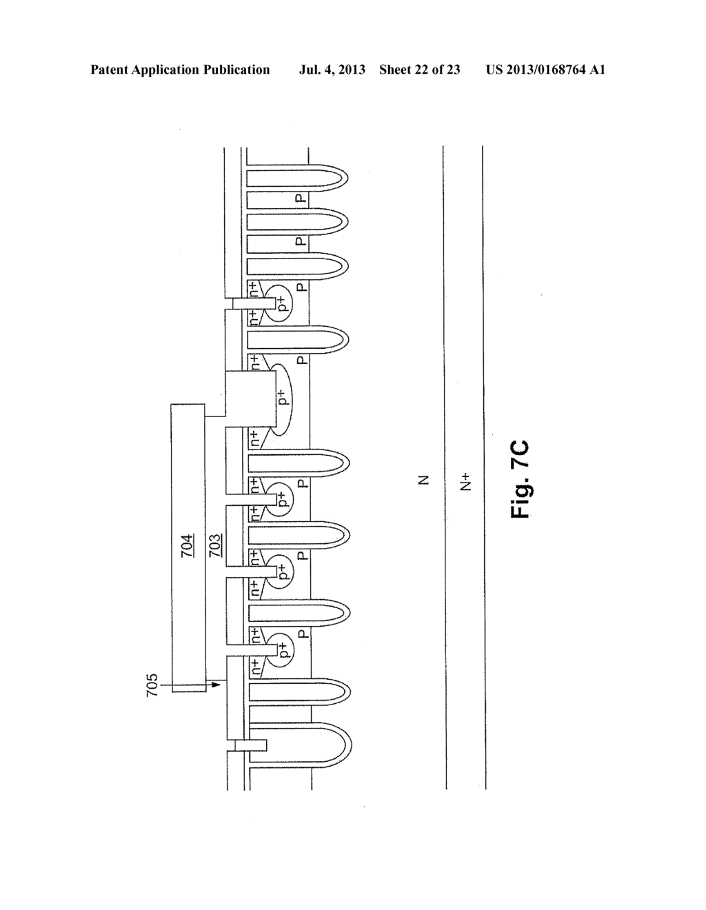 TRENCH SEMICONDUCTOR POWER DEVICE HAVING ACTIVE CELLS UNDER GATE METAL PAD - diagram, schematic, and image 23