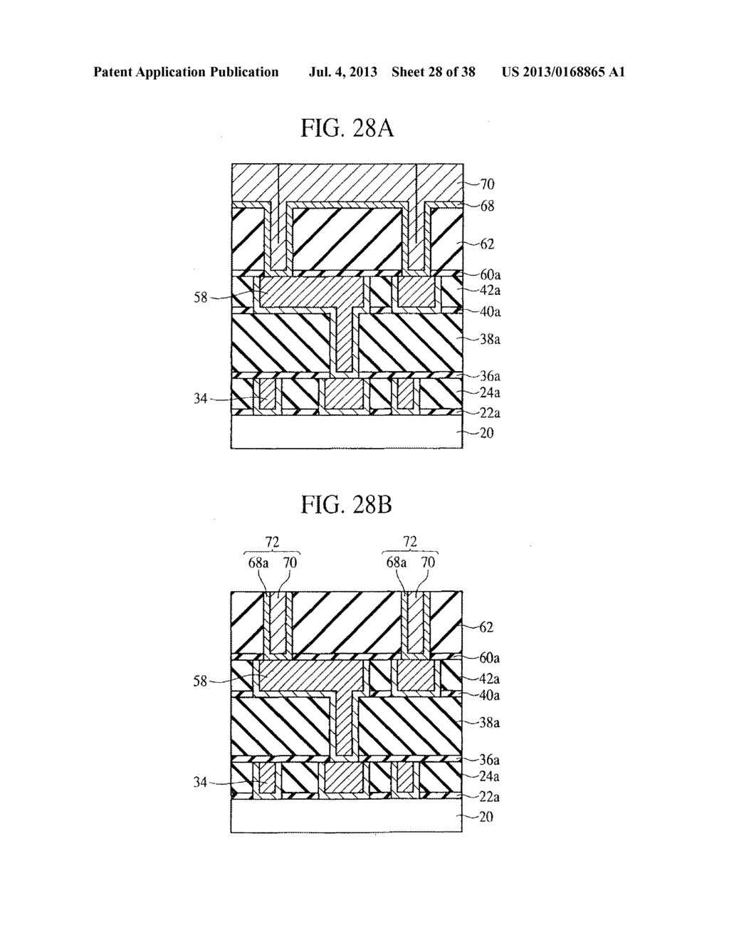 SEMICONDUCTOR DEVICE HAVING GROOVE-SHAPED VIA-HOLE - diagram, schematic, and image 29