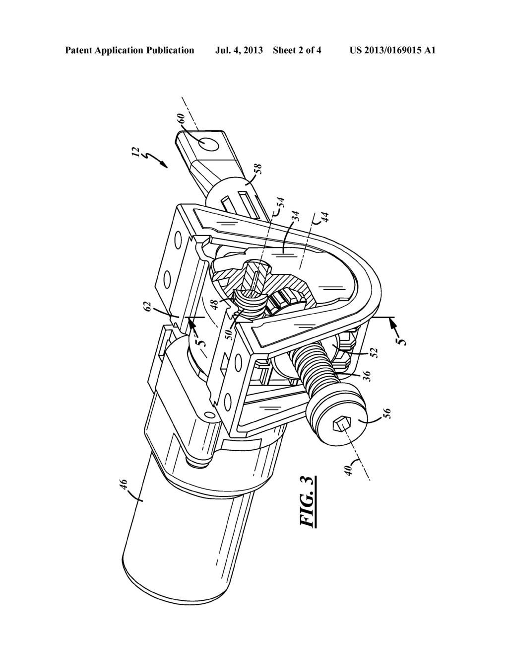 SEAT BOTTOM TILT DRIVE FOR VEHICLE SEAT - diagram, schematic, and image 03