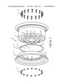 TAKE-APART VEHICLE WHEEL ASSEMBLY, SEAL FOR USE IN SUCH A WHEEL ASSEMBLY,     AND METHOD FOR PRODUCING SUCH A WHEEL ASSEMBLY diagram and image
