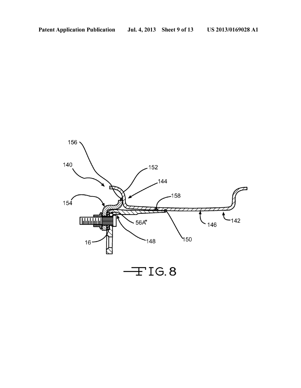 TAKE-APART VEHICLE WHEEL ASSEMBLY, SEAL FOR USE IN SUCH A WHEEL ASSEMBLY,     AND METHOD FOR PRODUCING SUCH A WHEEL ASSEMBLY - diagram, schematic, and image 10