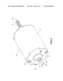 MOTOR HAVING A BRAKING FUNCTION AND USED IN LINEAR ACTUATOR diagram and image