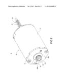 MOTOR HAVING A BRAKING FUNCTION AND USED IN LINEAR ACTUATOR diagram and image