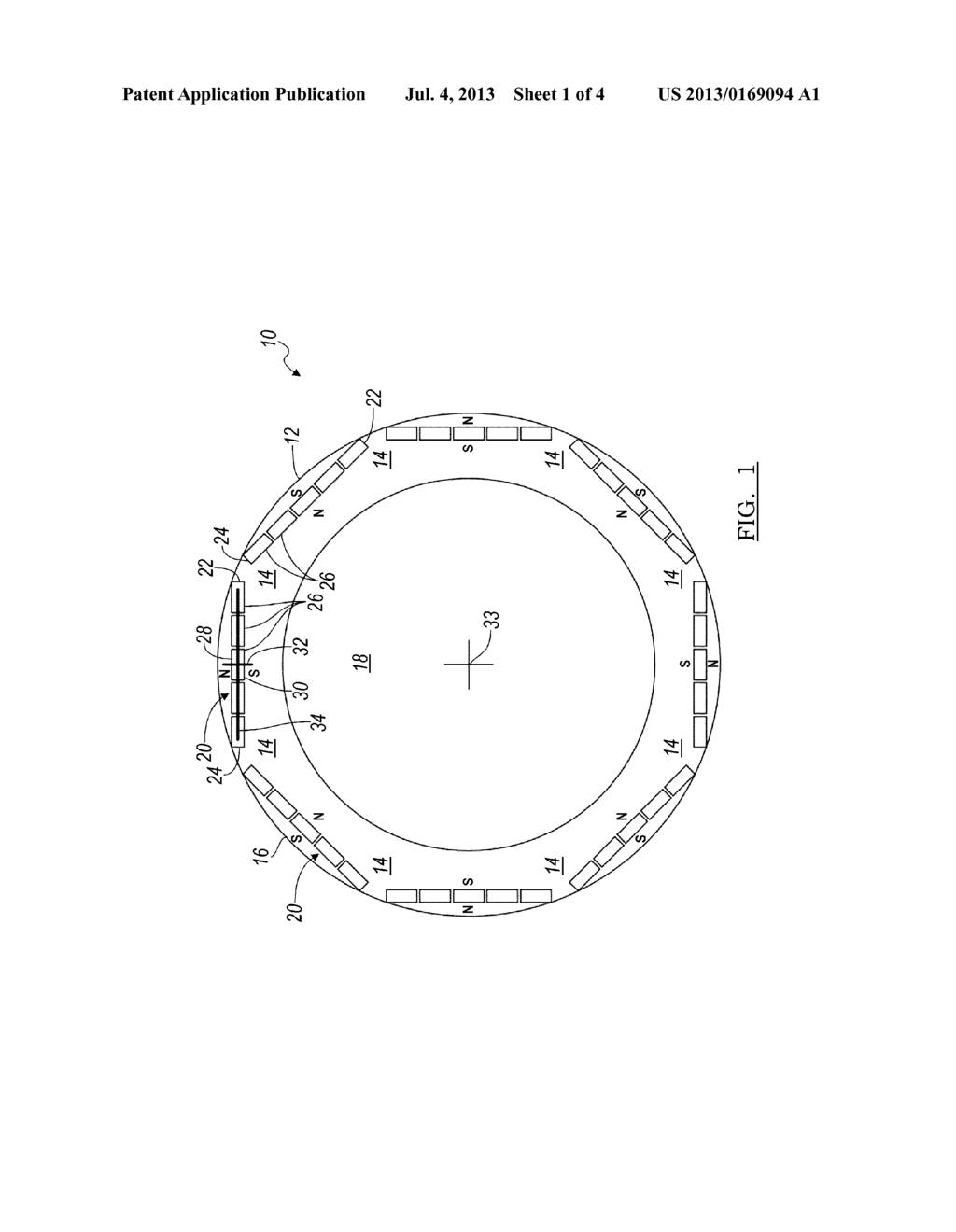 Rotor Lamination Structure For Permanent Magnet Machine - diagram, schematic, and image 02