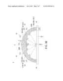 LED PACKAGE STRUCTURE CAPABLE OF ADJUSTING THE SPATIAL COLOR UNIFORMITY     AND THE LIGHT DISTRIBUTION CURVE diagram and image