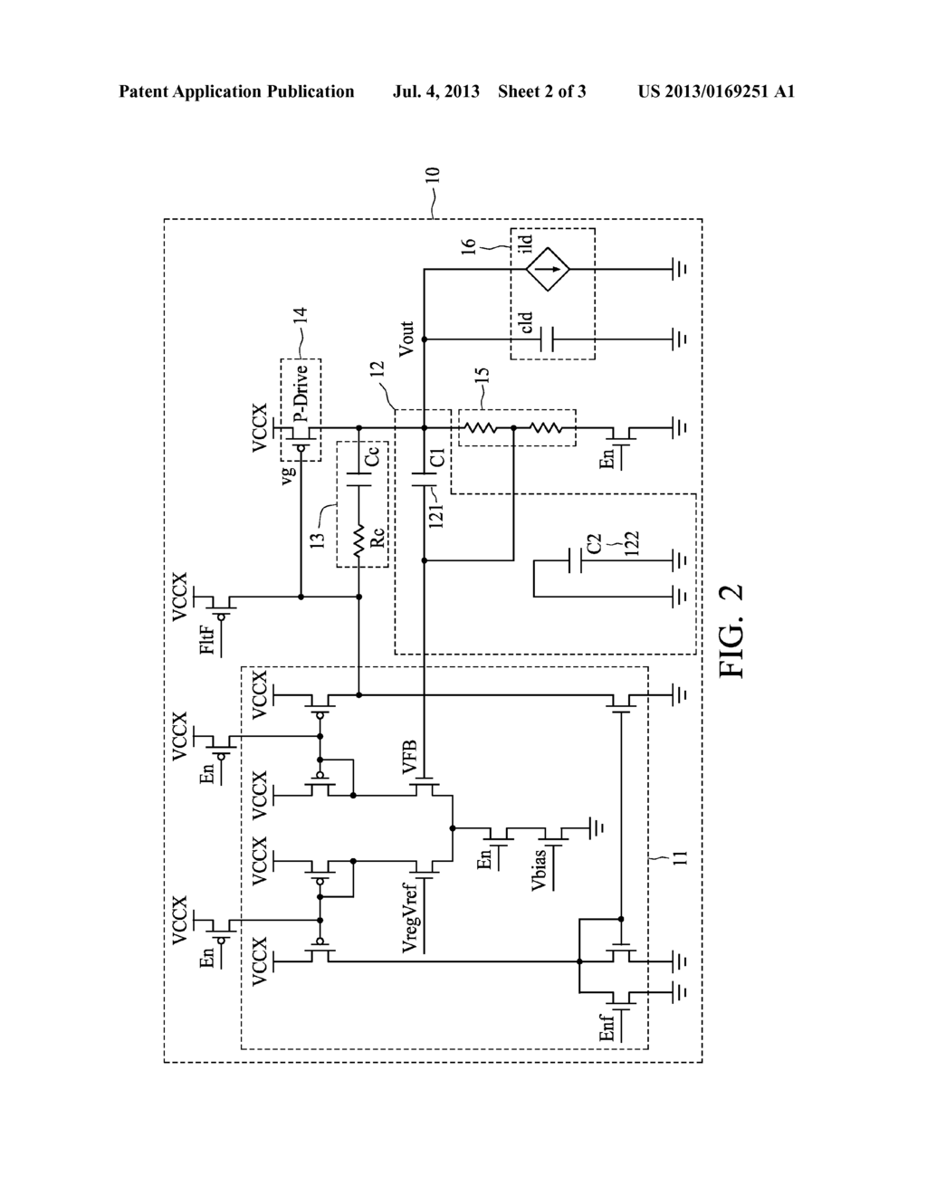 VOLTAGE REGULATOR WITH IMPROVED VOLTAGE REGULATOR RESPONSE AND REDUCED     VOLTAGE DROP - diagram, schematic, and image 03