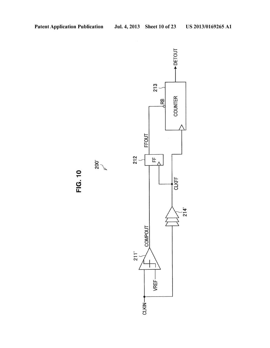 VOLTAGE AMPLITUDE DETECTION CIRCUIT, INFORMATION STORAGE DEVICE,     COMMUNICATION DEVICE, AND VOLTAGE AMPLITUDE DETECTION METHOD - diagram, schematic, and image 11