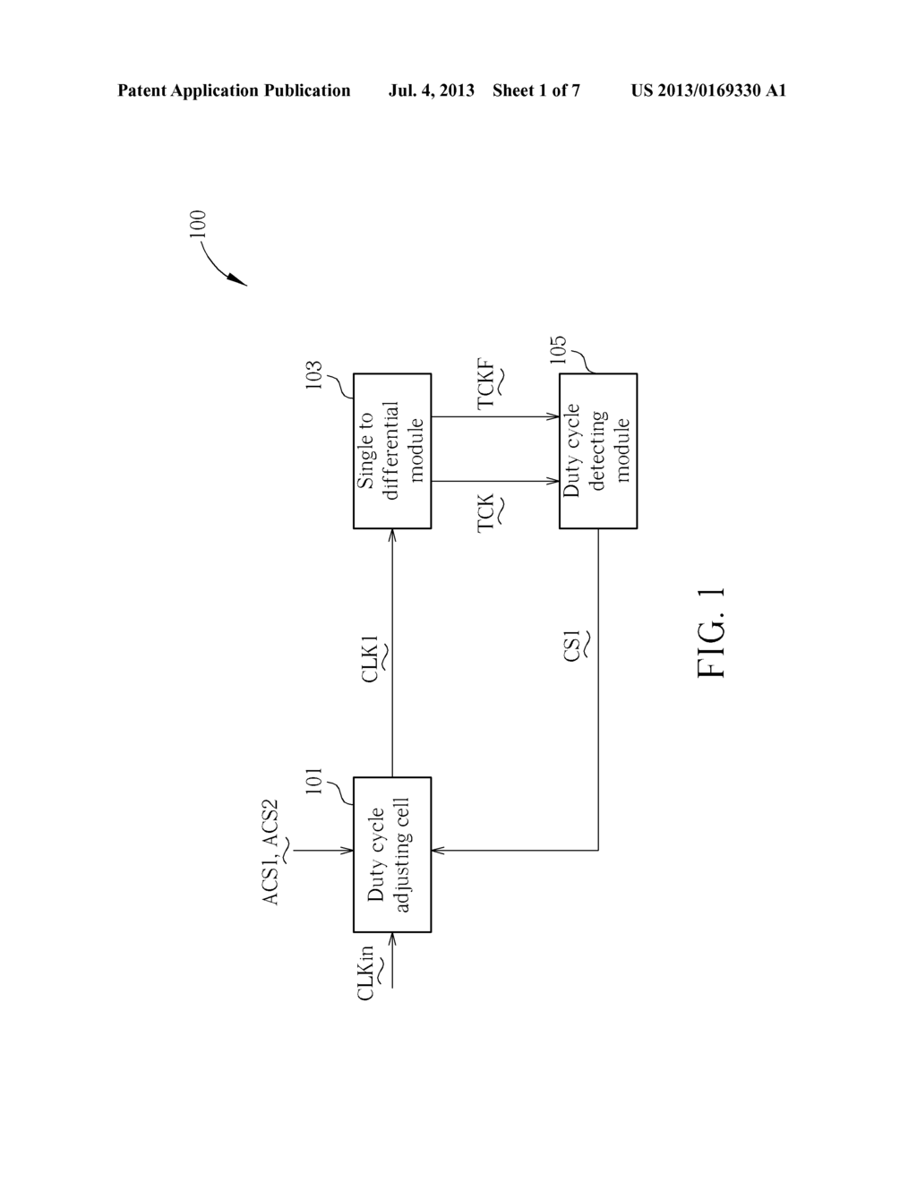 DUTY CYCLE CONTROLLING CIRCUIT, DUTY CYCLE ADJUSTING CELL, AND DUTYCYCLE     DETECTING CIRCUIT - diagram, schematic, and image 02