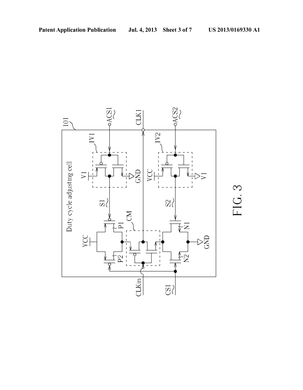 DUTY CYCLE CONTROLLING CIRCUIT, DUTY CYCLE ADJUSTING CELL, AND DUTYCYCLE     DETECTING CIRCUIT - diagram, schematic, and image 04