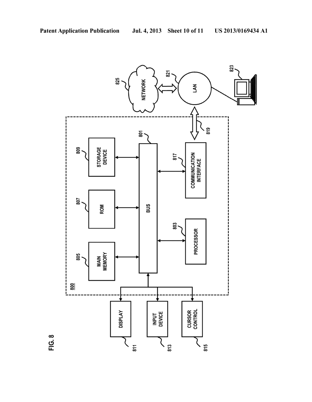 METHOD AND SYSTEM FOR INVOKING A SECURITY FUNCTION OF A DEVICE BASED ON     PROXIMITY TO ANOTHER DEVICE - diagram, schematic, and image 11