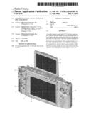 HANDHELD CONTROL DEVICE WITH DUAL DISPLAY SCREENS diagram and image