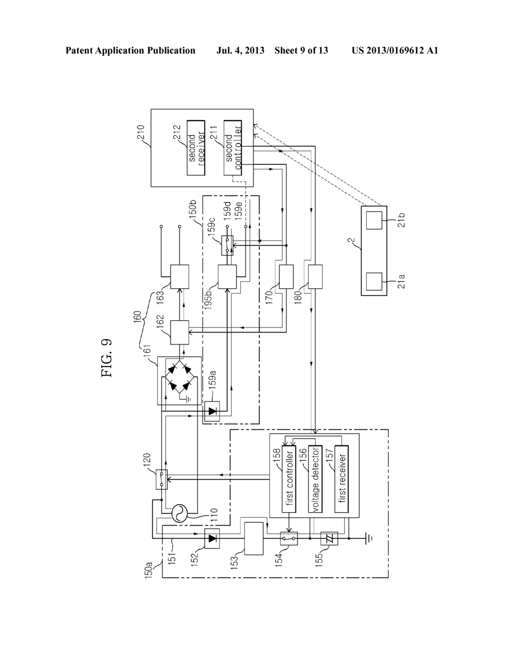 POWER SUPPLY AND DISPLAY APPARATUS HAVING THE SAME - diagram, schematic, and image 10