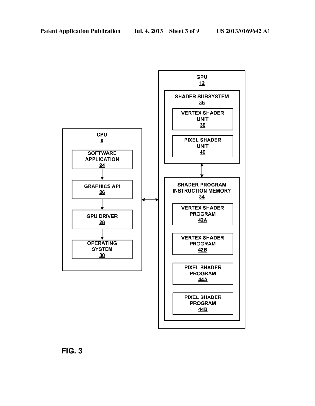 PACKING MULTIPLE SHADER PROGRAMS ONTO A GRAPHICS PROCESSOR - diagram, schematic, and image 04