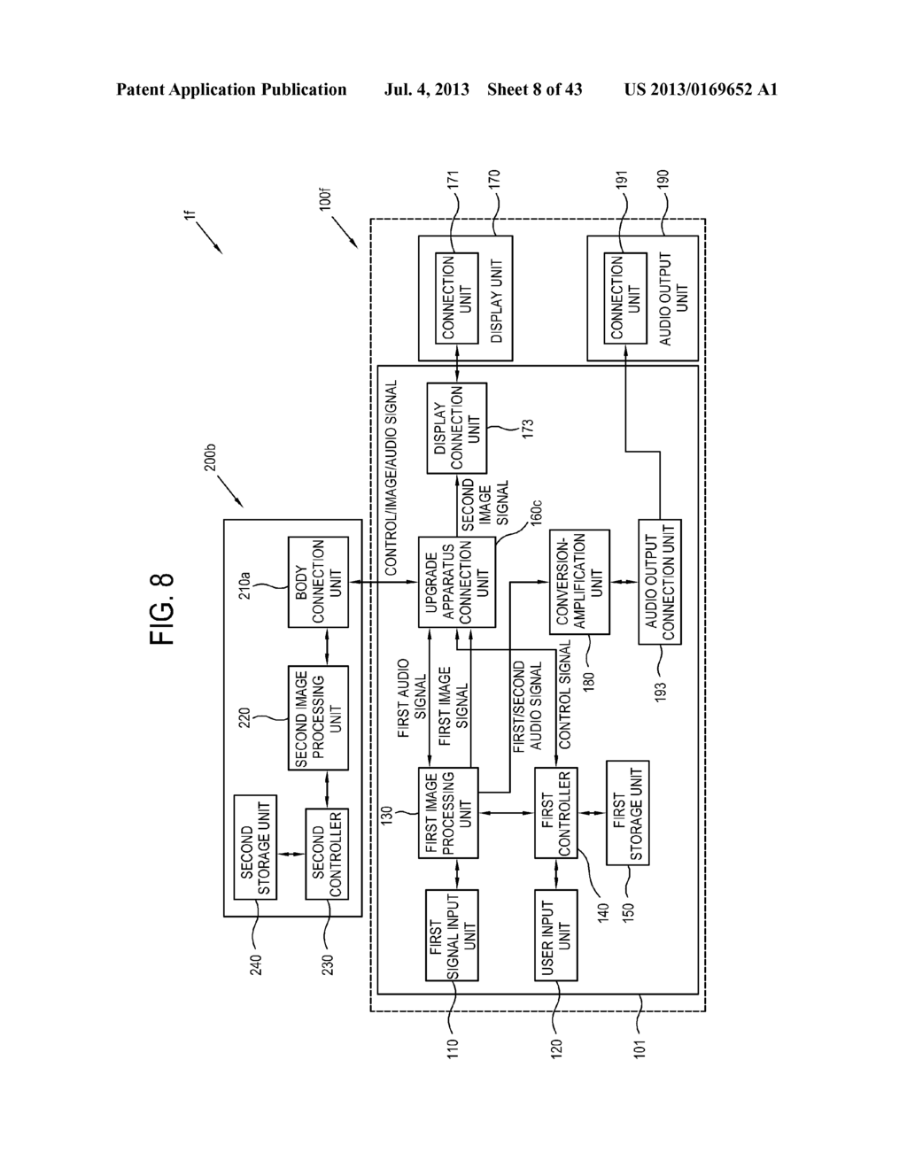 IMAGE PROCESSING APPARATUS, UPGRADE APPARATUS, DISPLAY SYSTEM INCLUDING     THE SAME, AND CONTROL METHOD THEREOF - diagram, schematic, and image 09