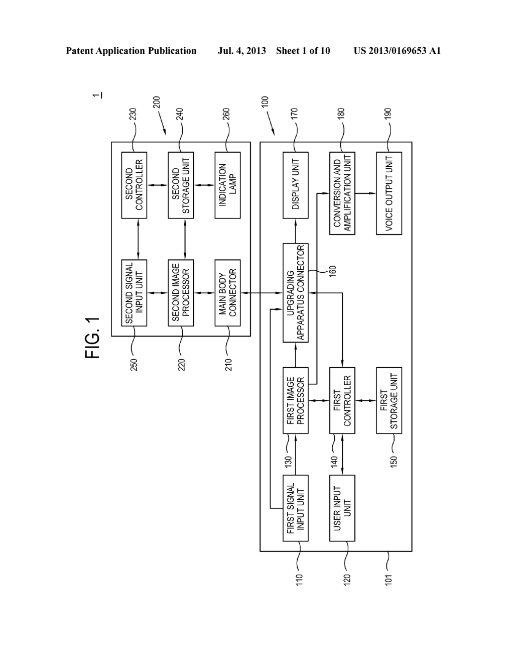 DISPLAY APPARATUS, UPGRADING APPARATUS AND DISPLAY SYSTEM INCLUDING THE     SAME - diagram, schematic, and image 02