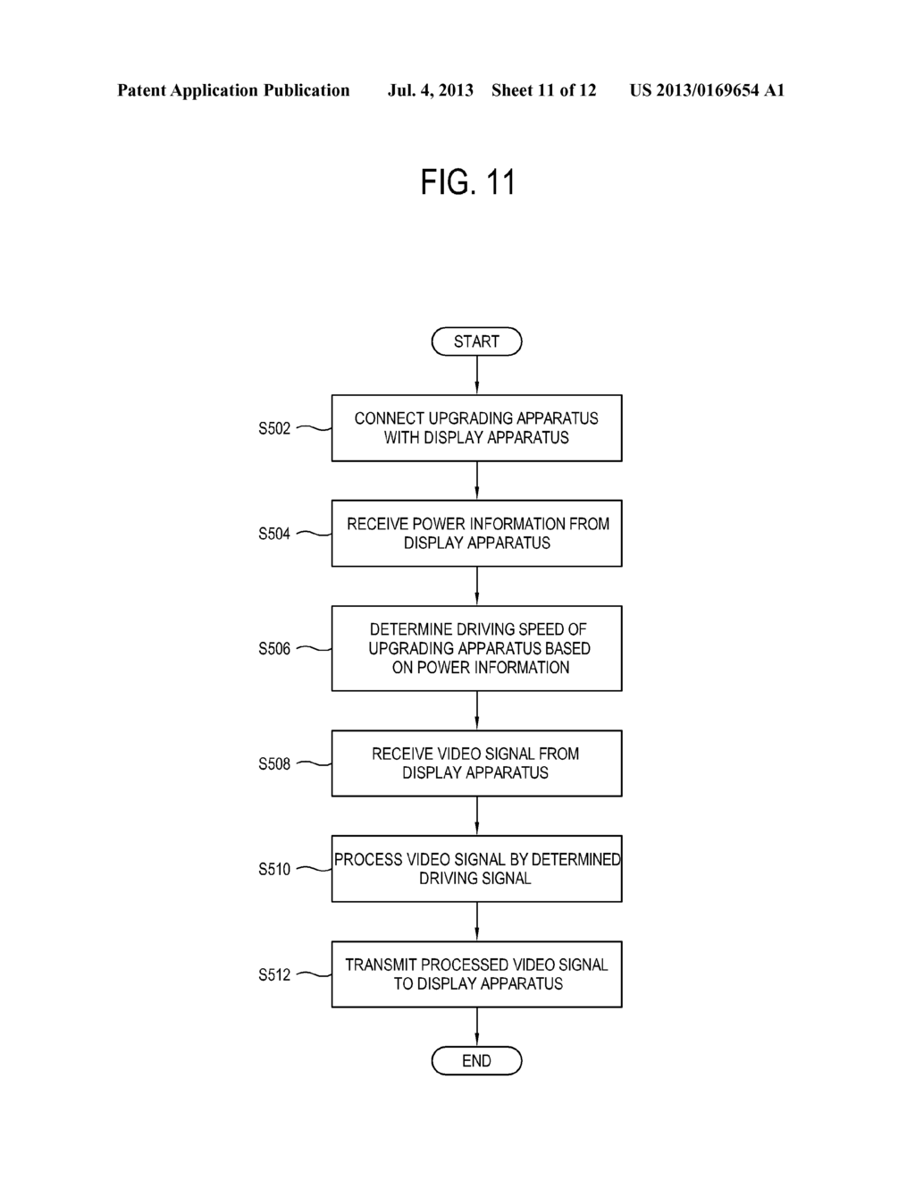 UPGRADING APPARATUS, DISPLAY APPARATUS, CONTROL METHOD THEREOF AND DISPLAY     SYSTEM - diagram, schematic, and image 12