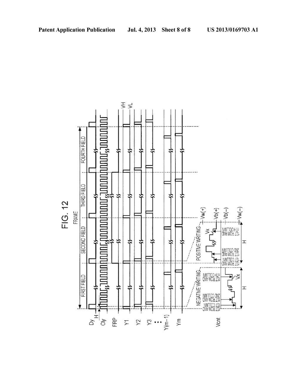 DRIVER UNIT FOR ELECTRO-OPTICAL DEVICE, ELECTRO-OPTICAL DEVICE, ELECTRONIC     EQUIPMENT, AND METHOD FOR DRIVING ELECTRO-OPTICAL DEVICE - diagram, schematic, and image 09