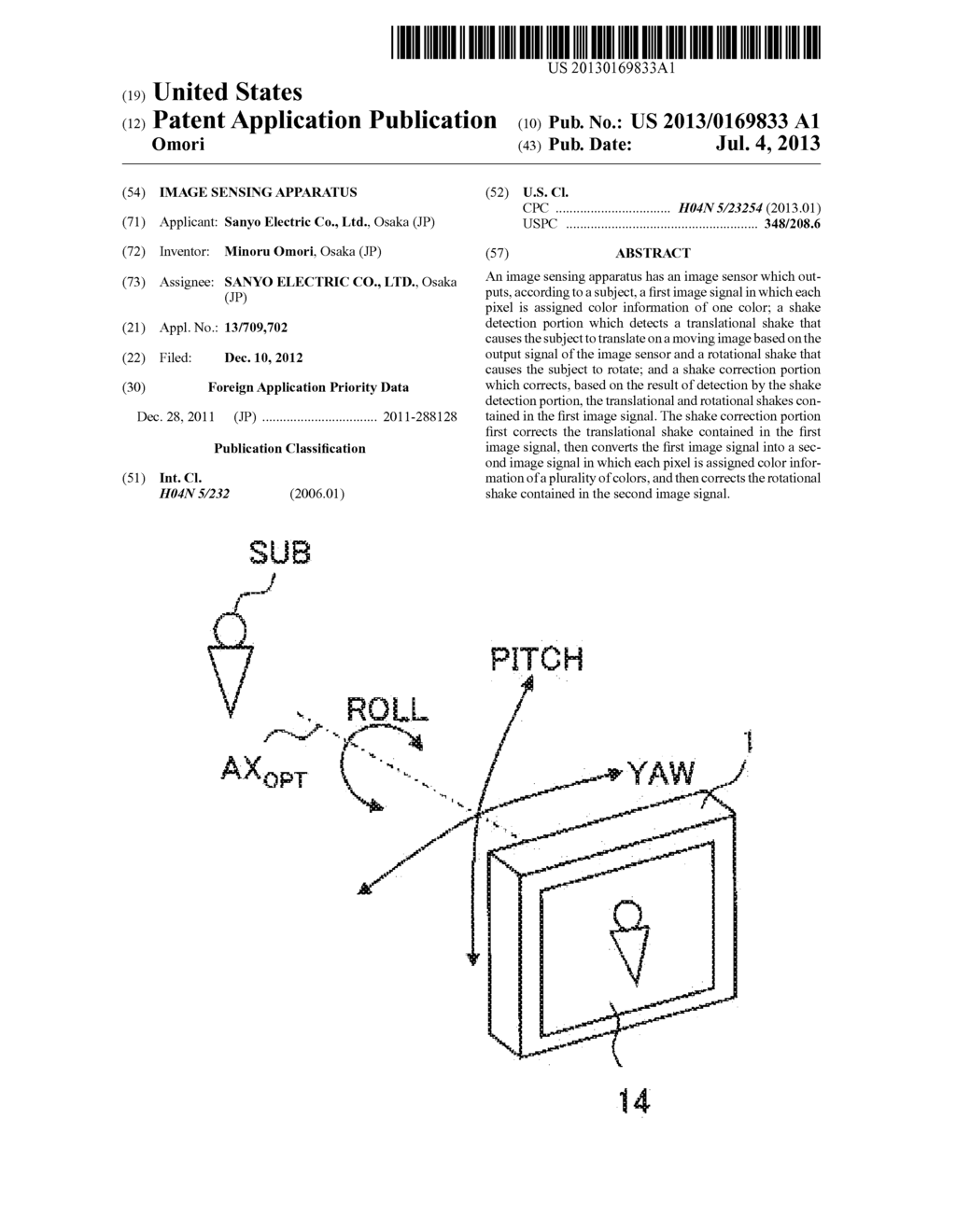 IMAGE SENSING APPARATUS - diagram, schematic, and image 01