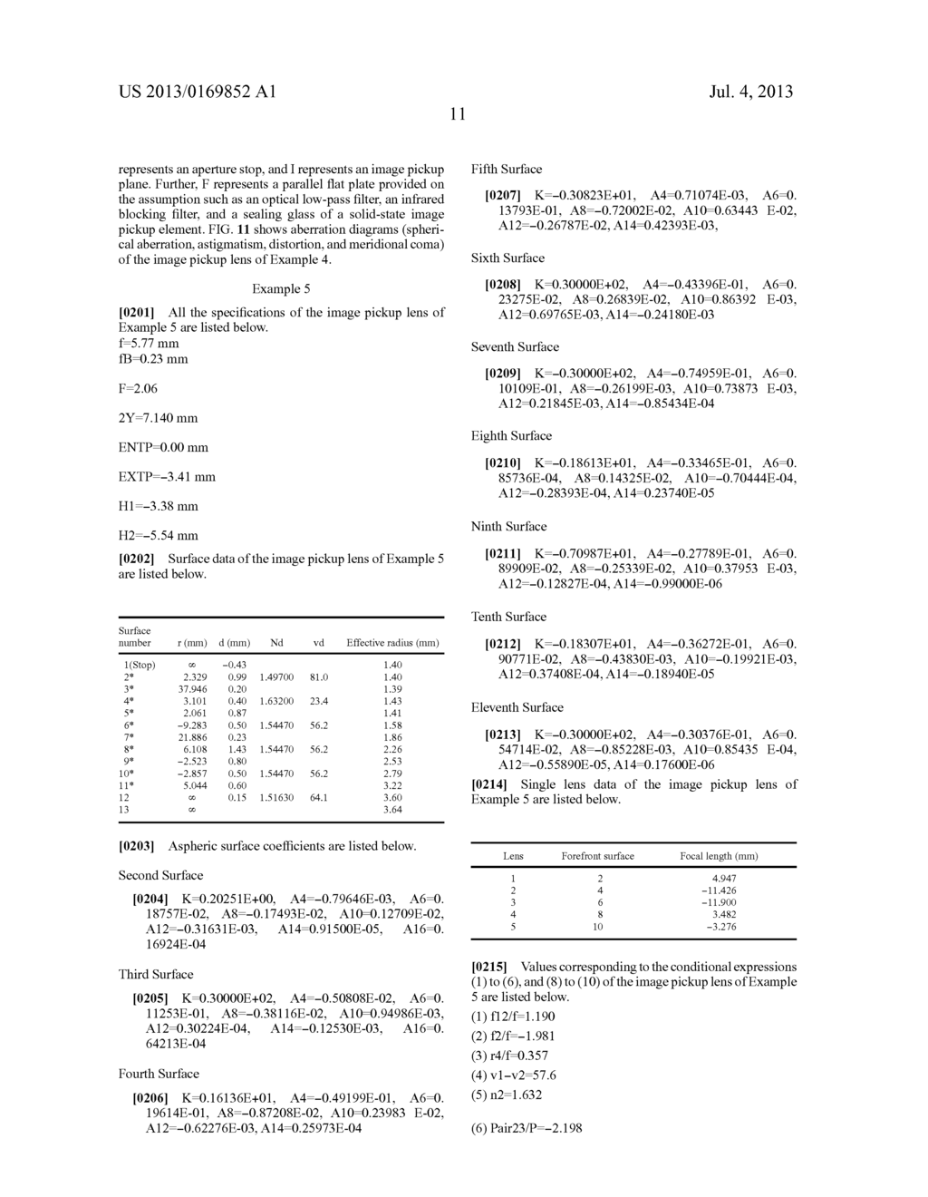 Imaging Lens, Imaging Device and Portable Terminal - diagram, schematic, and image 40