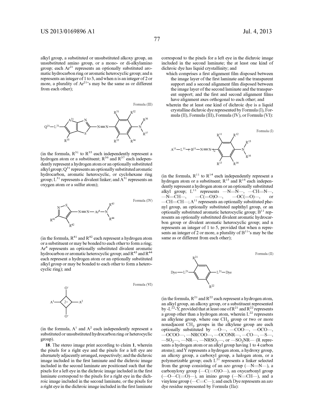 STEREO IMAGE PRINT AND METHOD OF PRODUCING THE SAME - diagram, schematic, and image 84