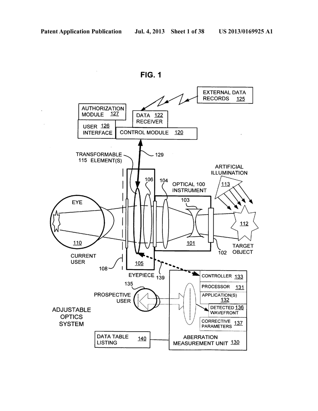 Corrective alignment optics for optical device - diagram, schematic, and image 02