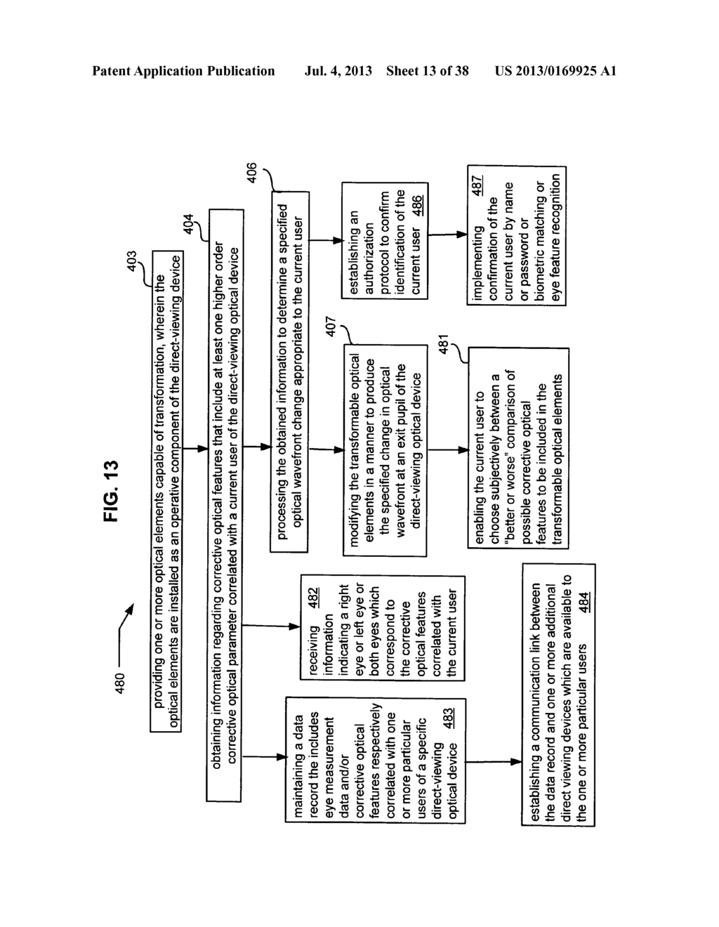 Corrective alignment optics for optical device - diagram, schematic, and image 14