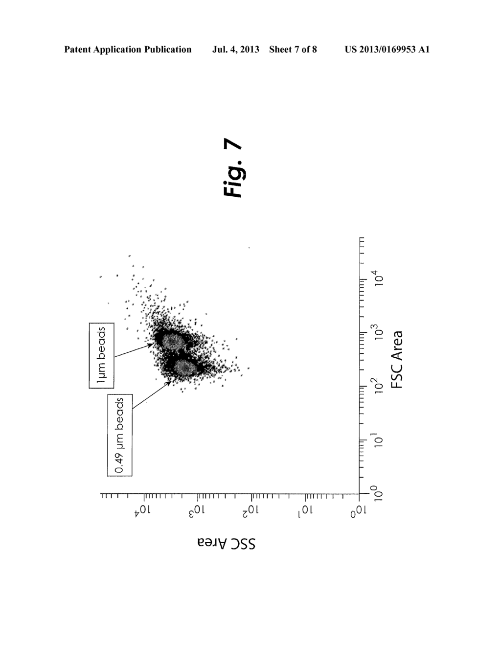 SYSTEM AND METHOD FOR MEASURING NARROW AND WIDE ANGLE LIGHT SCATTER ON A     HIGH-SPEED CELL SORTING DEVICE - diagram, schematic, and image 08