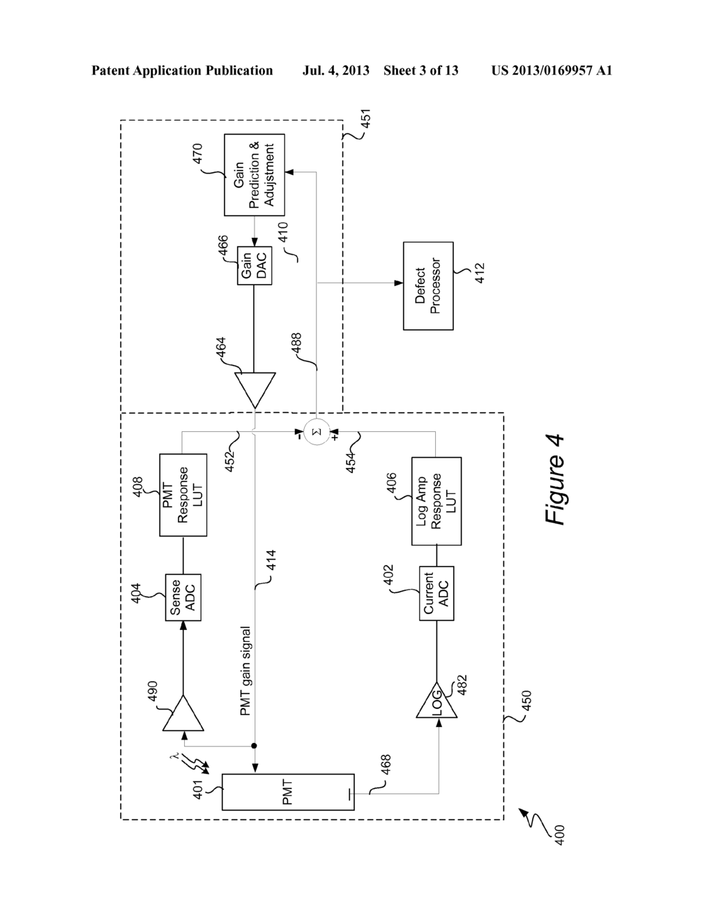 ENHANCED HIGH-SPEED LOGARITHMIC PHOTO-DETECTOR FOR SPOT SCANNING SYSTEM - diagram, schematic, and image 04