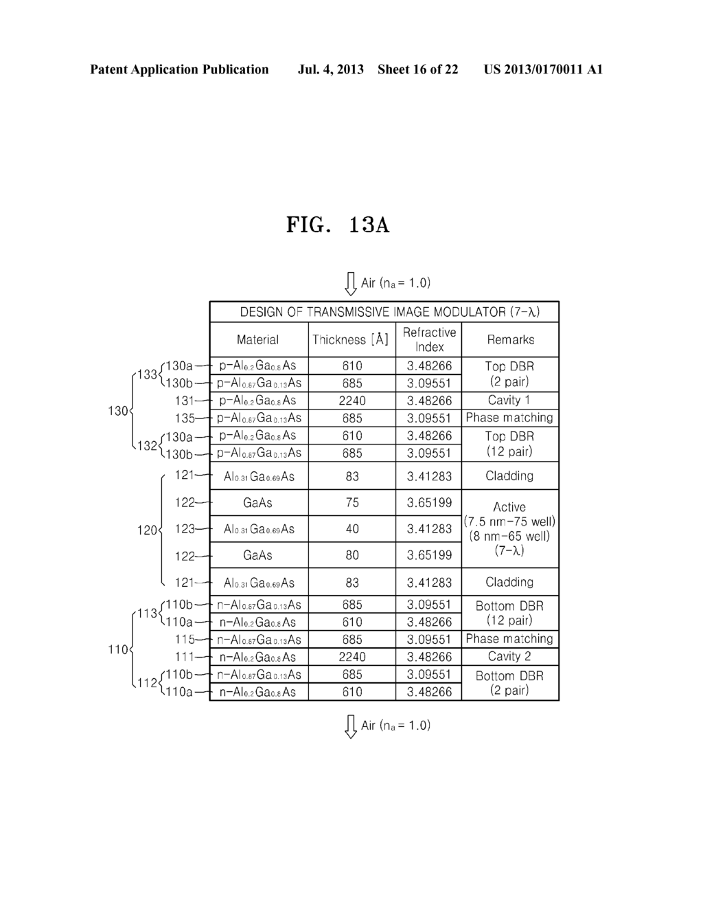 TRANSMISSIVE IMAGE MODULATOR USING MULTI-FABRY-PEROT RESONANT MODE AND     MULTI-ABSORPTION MODE - diagram, schematic, and image 17