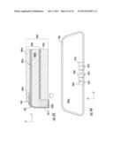 AUTOMOTIVE REARVIEW MIRROR WITH CAPACITIVE SWITCHES diagram and image