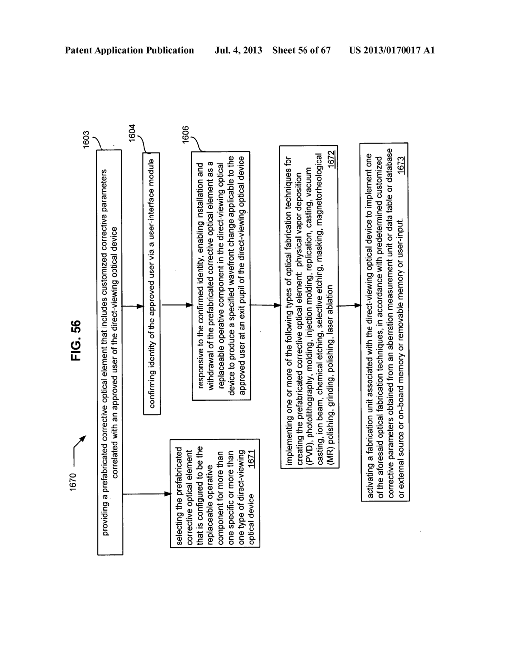 Customized user options for optical device - diagram, schematic, and image 57