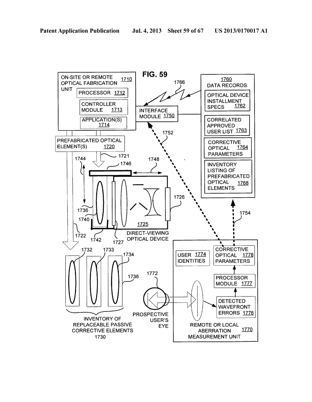 Customized user options for optical device - diagram, schematic, and image 60