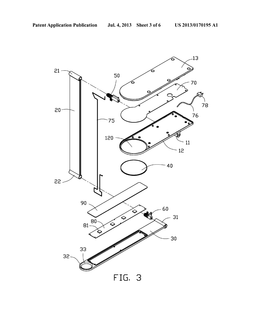 FOLDABLE LED TABLE LAMP - diagram, schematic, and image 04