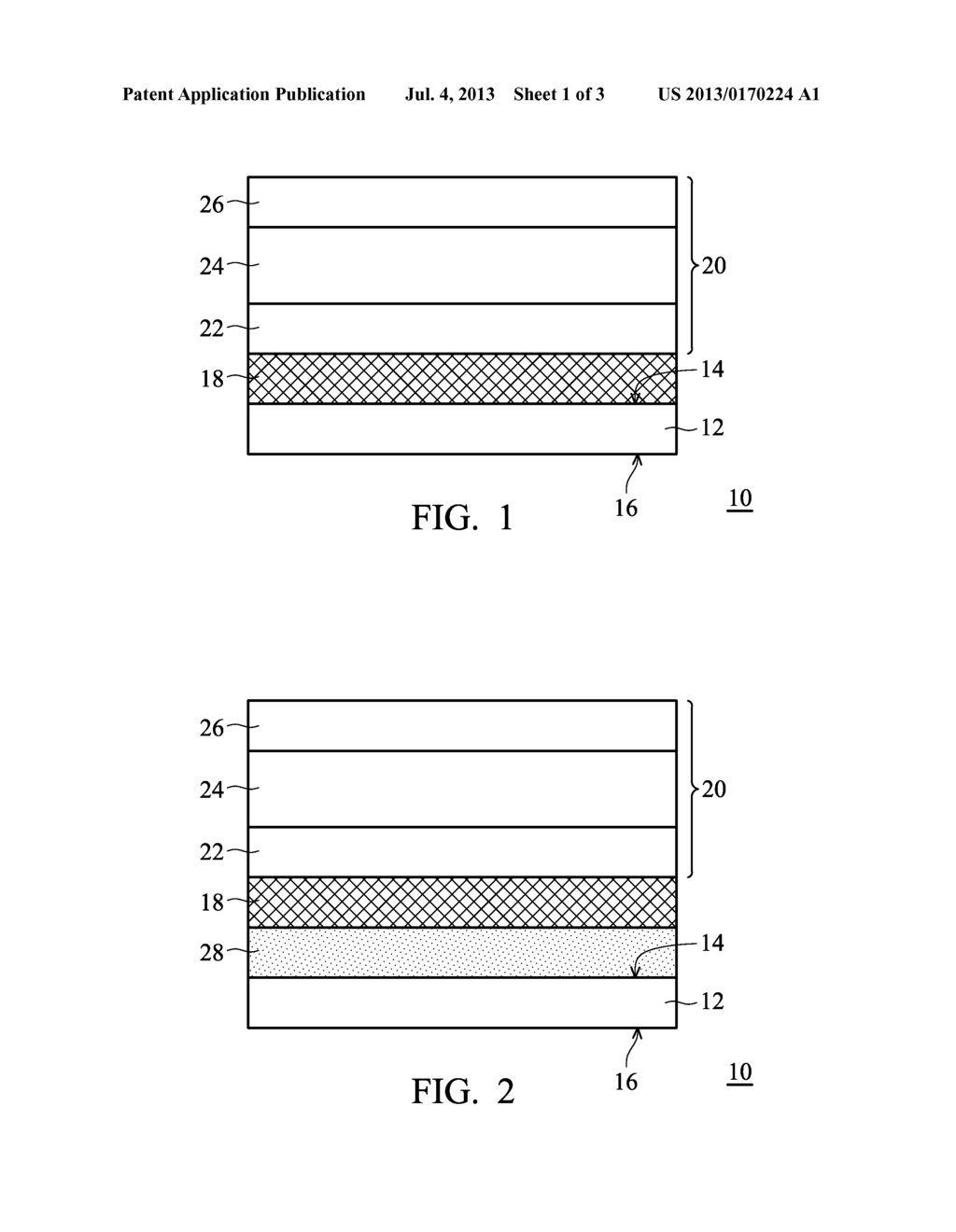 OPTICAL DEVICE STRUCTURES WITH THE LIGHT OUTCOUPLING LAYERS - diagram, schematic, and image 02