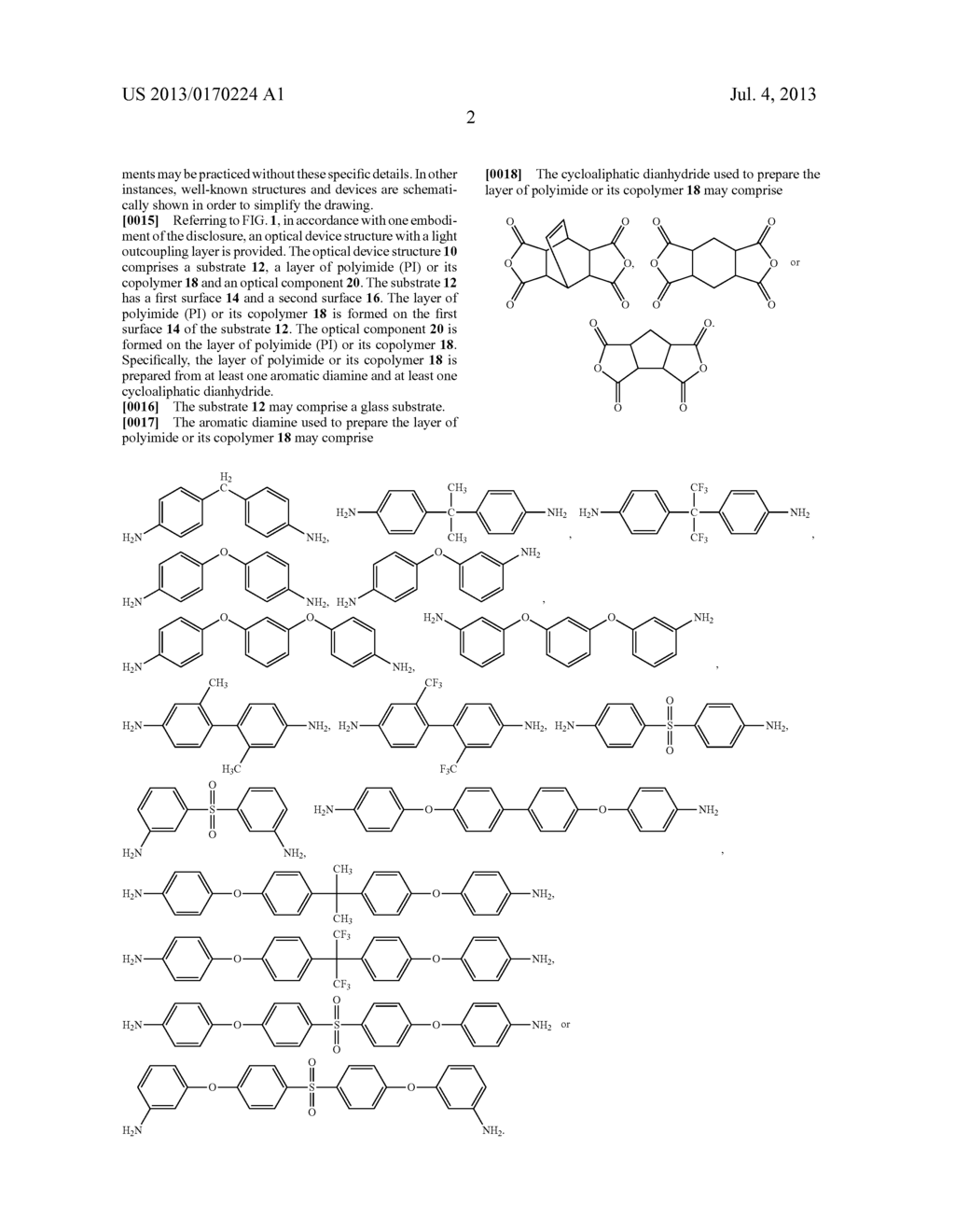 OPTICAL DEVICE STRUCTURES WITH THE LIGHT OUTCOUPLING LAYERS - diagram, schematic, and image 06