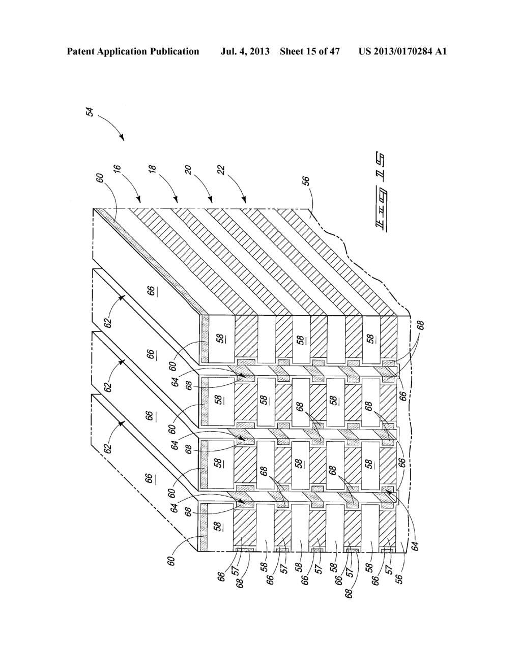 Arrays Of Vertically Stacked Tiers Of Non-Volatile Cross Point Memory     Cells, Methods Of Forming Arrays Of Vertically Stacked Tiers Of     Non-Volatile Cross Point Memory Cells, And Methods Of Reading A Data     Value Stored By An Array Of Vertically Stacked Tiers Of Non-Volatile     Cross Point Memory Cells - diagram, schematic, and image 16