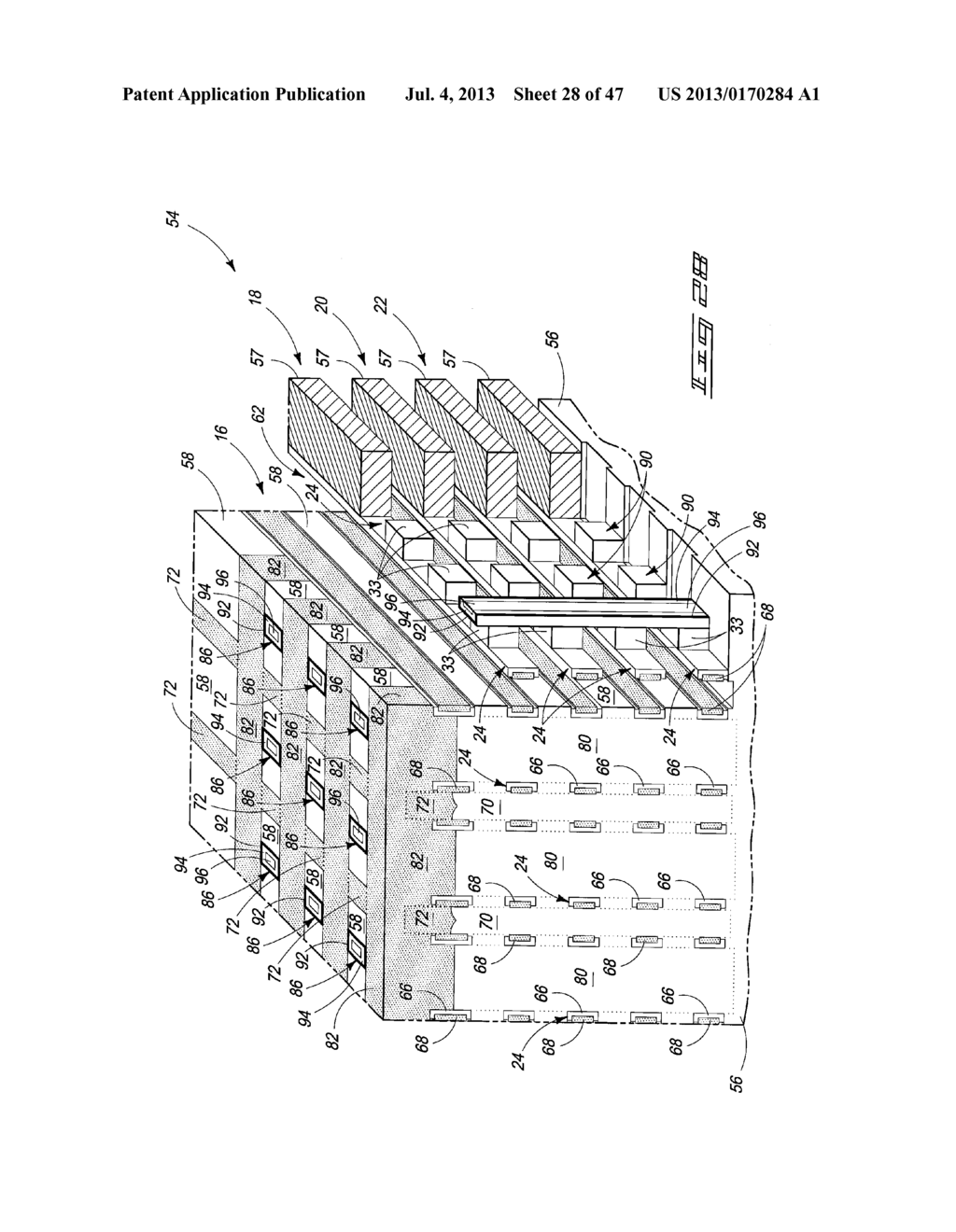 Arrays Of Vertically Stacked Tiers Of Non-Volatile Cross Point Memory     Cells, Methods Of Forming Arrays Of Vertically Stacked Tiers Of     Non-Volatile Cross Point Memory Cells, And Methods Of Reading A Data     Value Stored By An Array Of Vertically Stacked Tiers Of Non-Volatile     Cross Point Memory Cells - diagram, schematic, and image 29