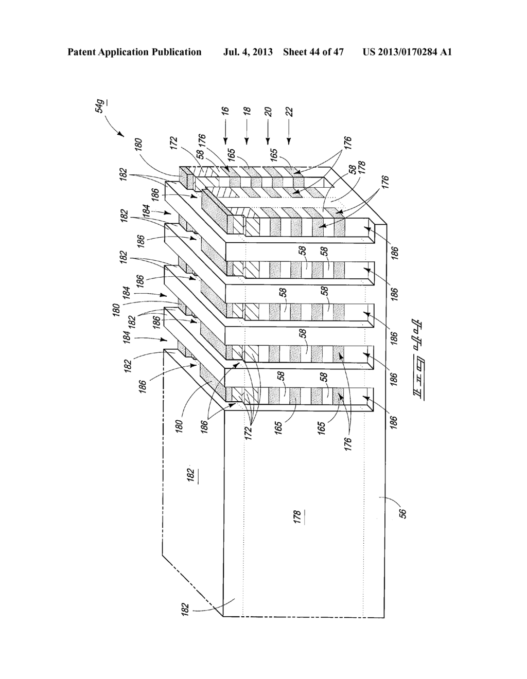 Arrays Of Vertically Stacked Tiers Of Non-Volatile Cross Point Memory     Cells, Methods Of Forming Arrays Of Vertically Stacked Tiers Of     Non-Volatile Cross Point Memory Cells, And Methods Of Reading A Data     Value Stored By An Array Of Vertically Stacked Tiers Of Non-Volatile     Cross Point Memory Cells - diagram, schematic, and image 45