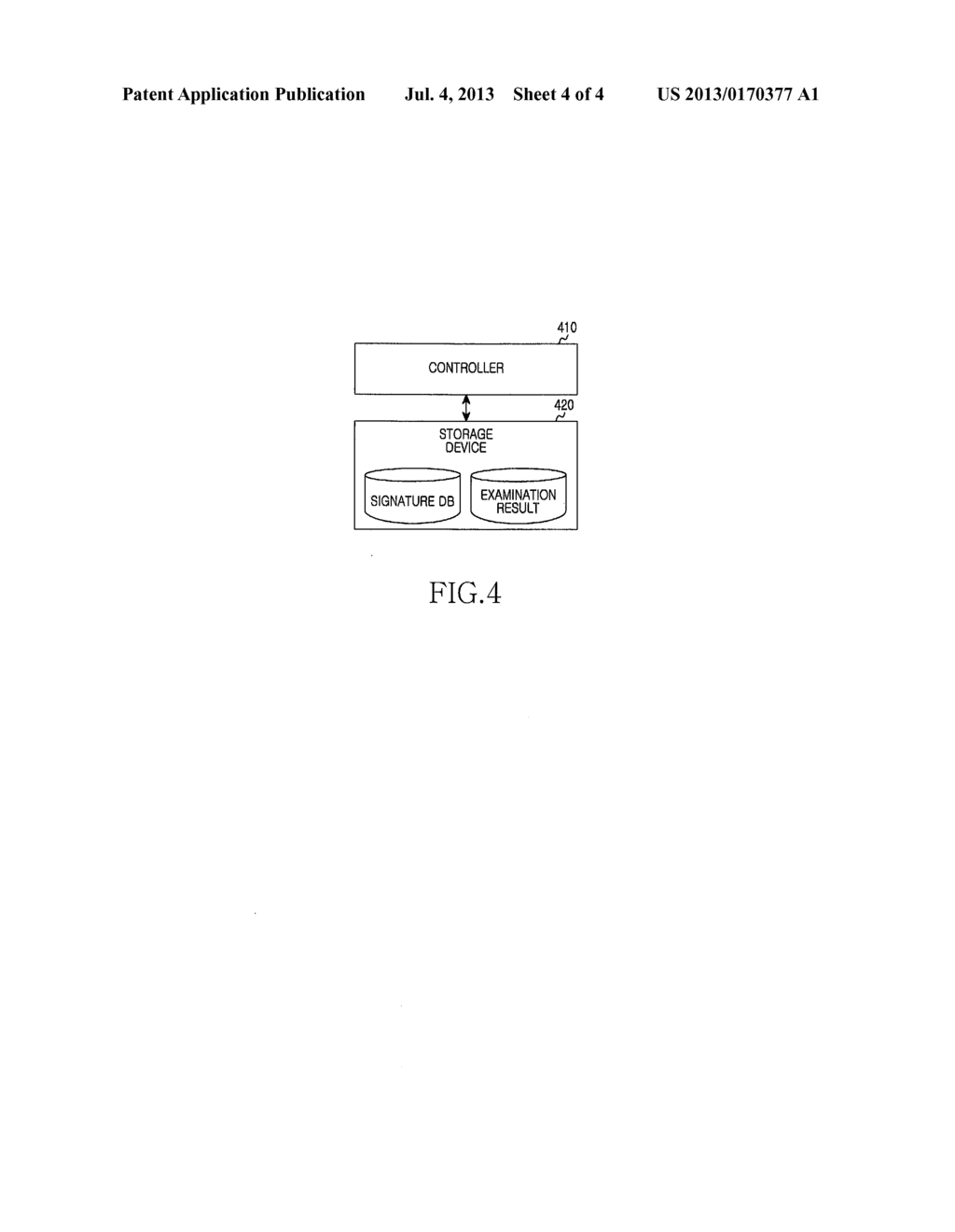 APPARATUS AND METHOD FOR IDENTIFYING APPLICATION USING PACKET IN     COMMUNICATION SYSTEM - diagram, schematic, and image 05