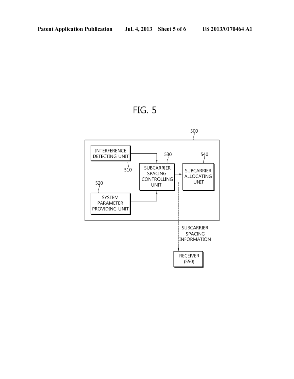 APPARATUS AND METHOD FOR CONTROLLING SUBCARRIER SPACING IN A WIRELESS     COMMUNICATION SYSTEM - diagram, schematic, and image 06