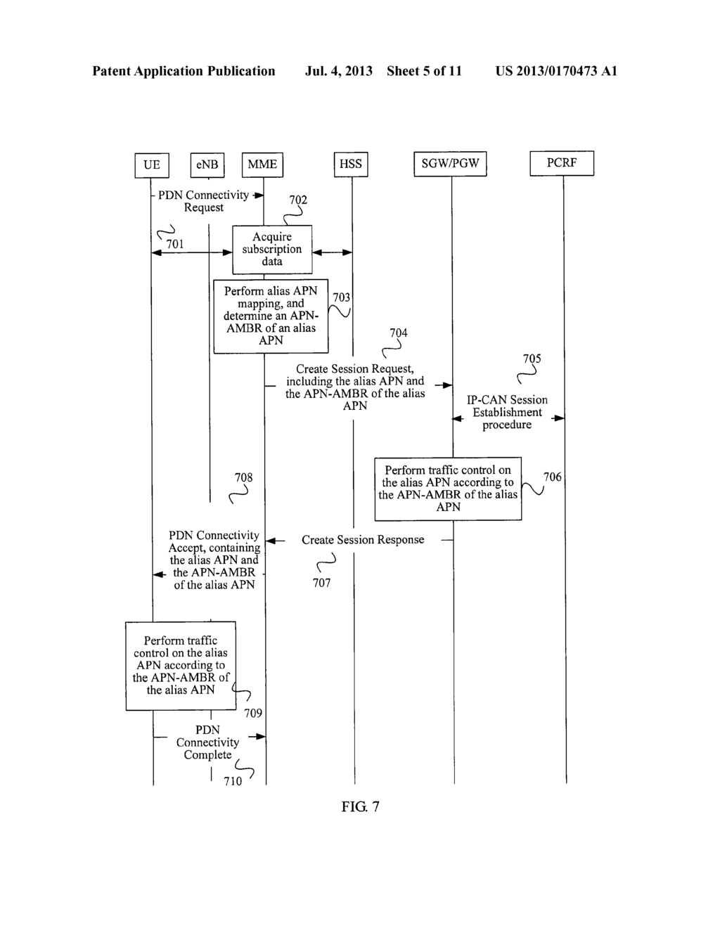 METHOD AND DEVICE FOR PROCESSING QOS PARAMETER IN SUBSCRIPTION SERVICE     COMBINATION SCENARIO - diagram, schematic, and image 06