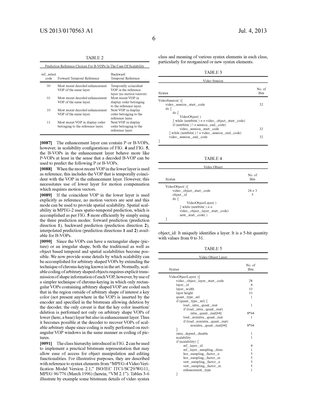 GENERALIZED SCALABILITY FOR VIDEO CODER BASED ON VIDEO OBJECTS - diagram, schematic, and image 15