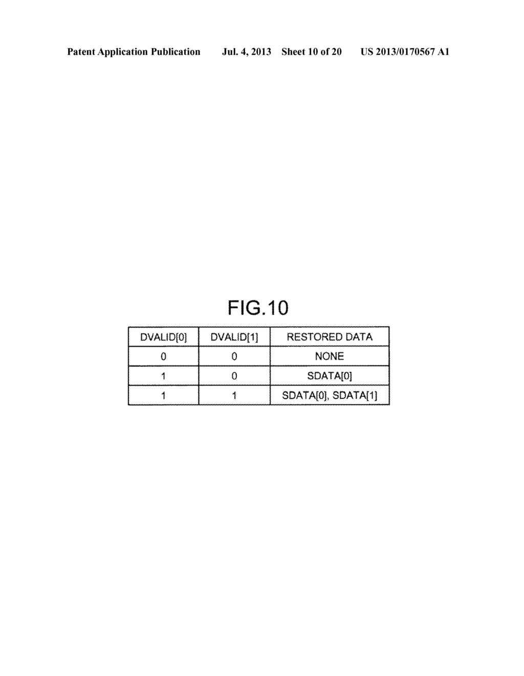 RECEIVING APPARATUS, TRANSMISSION AND RECEPTION SYSTEM, AND RESTORATION     METHOD - diagram, schematic, and image 11