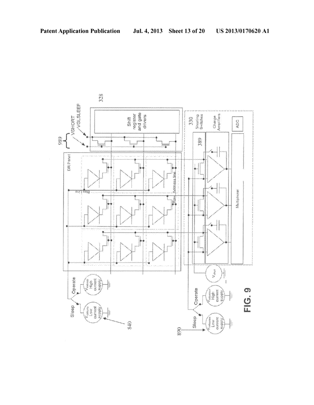 RADIOGRAPHIC DETECTOR WITH RAPID POWER-UP, IMAGING APPARATUS AND METHODS     USING THE SAME - diagram, schematic, and image 14