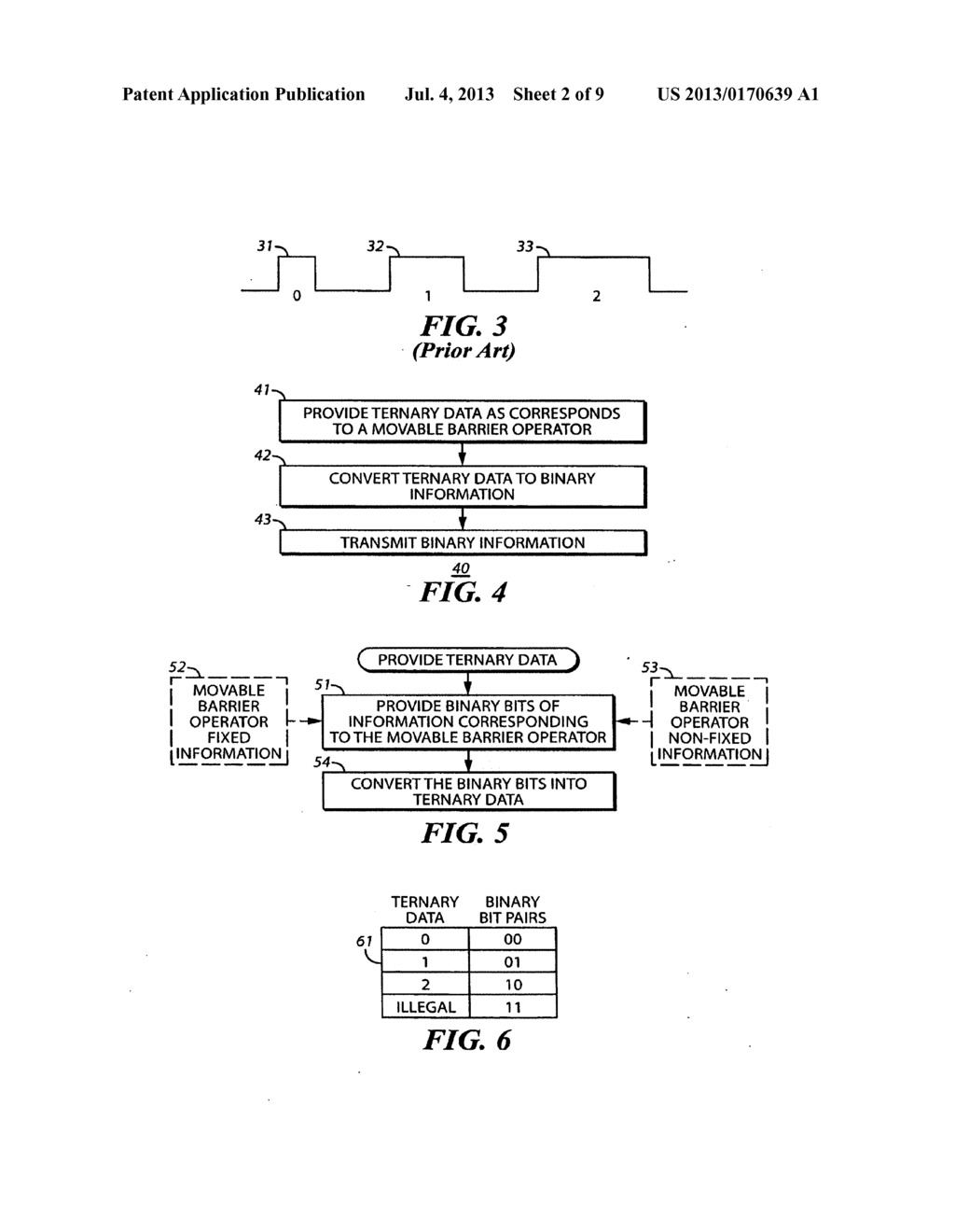 Transmission of Data Including Conversion of Ternary Data to Binary Data - diagram, schematic, and image 03