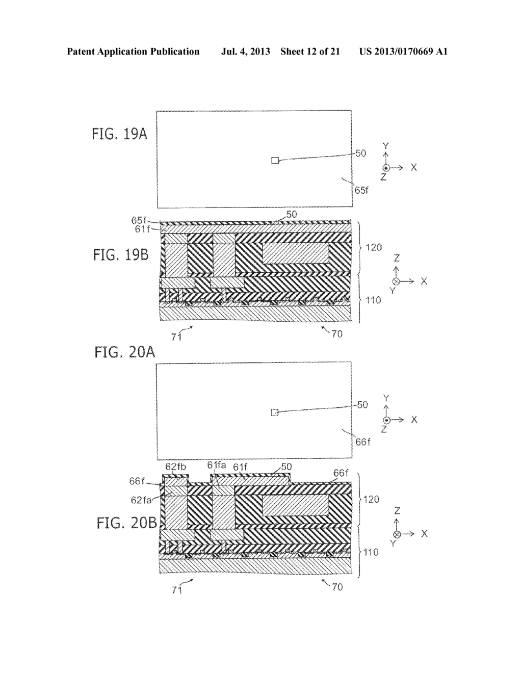 STRAIN AND PRESSURE SENSING DEVICE, MICROPHONE, METHOD FOR MANUFACTURING     STRAIN AND PRESSURE SENSING DEVICE, AND METHOD FOR MANUFACTURING     MICROPHONE - diagram, schematic, and image 13