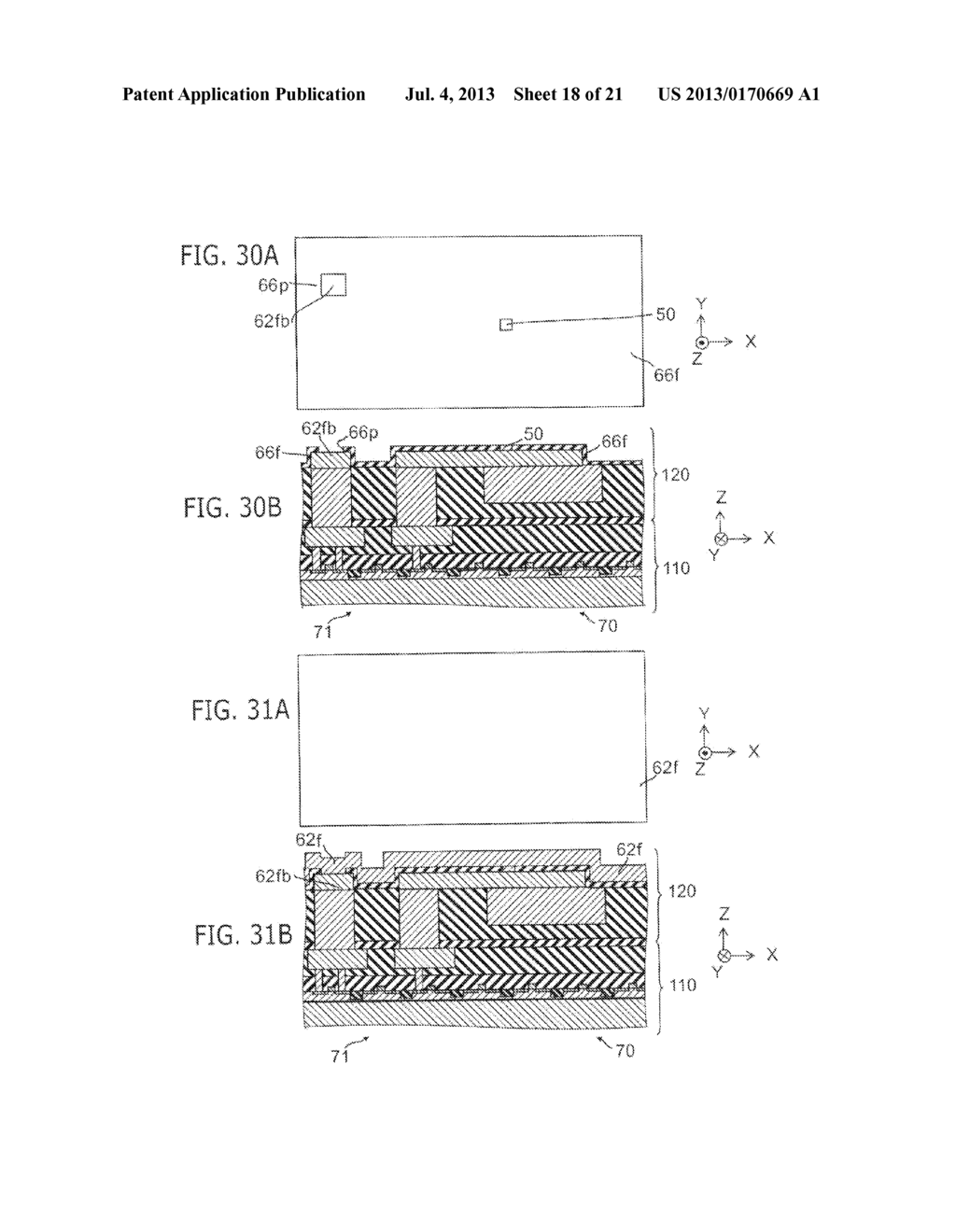 STRAIN AND PRESSURE SENSING DEVICE, MICROPHONE, METHOD FOR MANUFACTURING     STRAIN AND PRESSURE SENSING DEVICE, AND METHOD FOR MANUFACTURING     MICROPHONE - diagram, schematic, and image 19